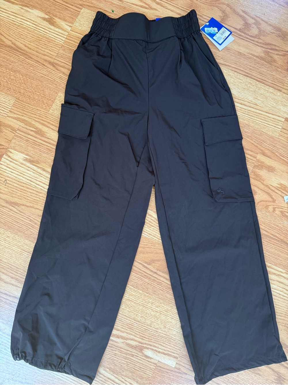 JoyLab Black Cargo Pants with Elastic Waist
